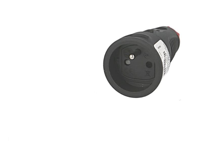 Prolongateur femelle 2P+T (prise Française) 10/16A noire