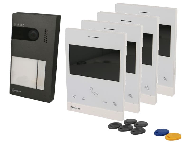 Kit visiophone GOLMAR Soul 4" 4 écrans